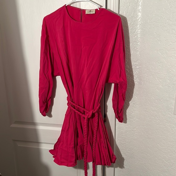 Pink Flowy Dress - Picture 1 of 4